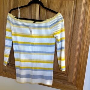 NWT Ann Taylor off the shoulder sweater. Size medium.